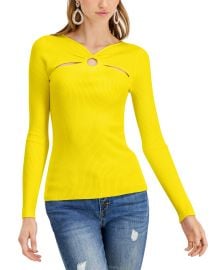 INC International Concepts INC O-Ring Cutout Ribbed Sweater  Created for Macy s   Reviews - Sweaters - Women - Macy s at Macys